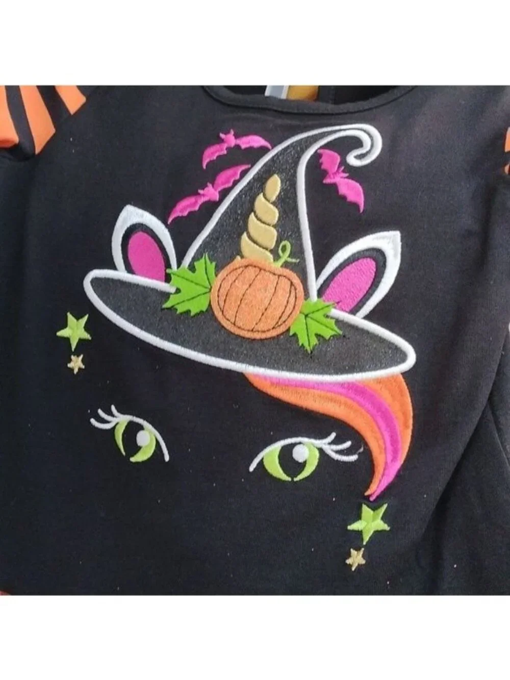 Emily Rose Girl's Fall Applique Halloween Tutu Tunic & Legging Set, Size 2T